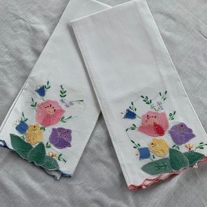 NWOT Perfect condition cotton tea towels. Set of 2